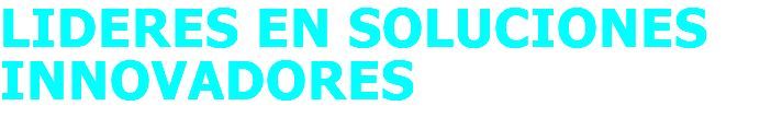 LIDERES EN SOLUCIONES INNOVADORES