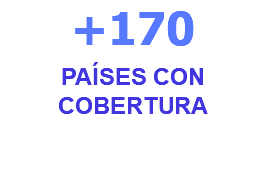 +170 PAÍSES CON COBERTURA